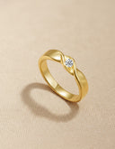 Daffany Twist Diamonds 14k/10K Solid Gold Ring