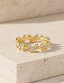 Daffany Butterfly Diamonds 14k/10K Solid Gold Ring