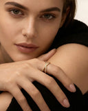 Daffany Star Trails Diamonds 14k/10K Solid Gold Ring