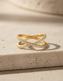 Daffany Star Trails Diamonds 14k/10K Solid Gold Ring
