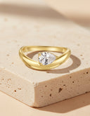 Daffany Pear Diamonds 14k/10K Solid Gold Ring