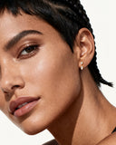 Daffany Heart-Shaped Teardrop Diamonds 14k/10K Solid Gold Drop Earrings