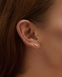 Daffany Wings 14k/10K Solid Gold Stud Earrings