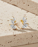 Daffany Wings 14k/10K Solid Gold Stud Earrings