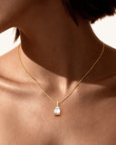 Daffany Baguette Diamond 14k/10K Solid Gold Pendant Necklace