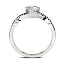 Daffany Twist Heart Cut Sterling Silver Ring Tmp