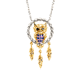 Owl Dream Catcher Necklace