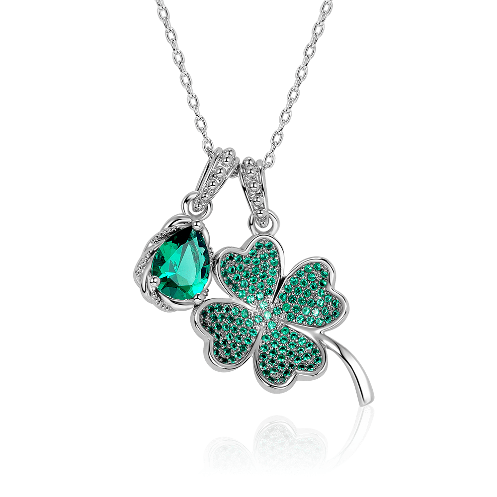 Four-leaf Clover Necklace - Daffany Jewelry
