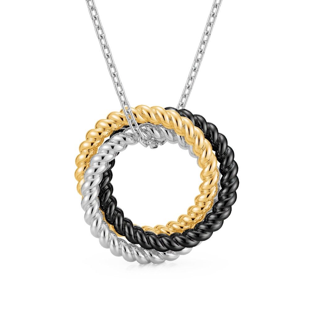 Interlock Rings Necklace