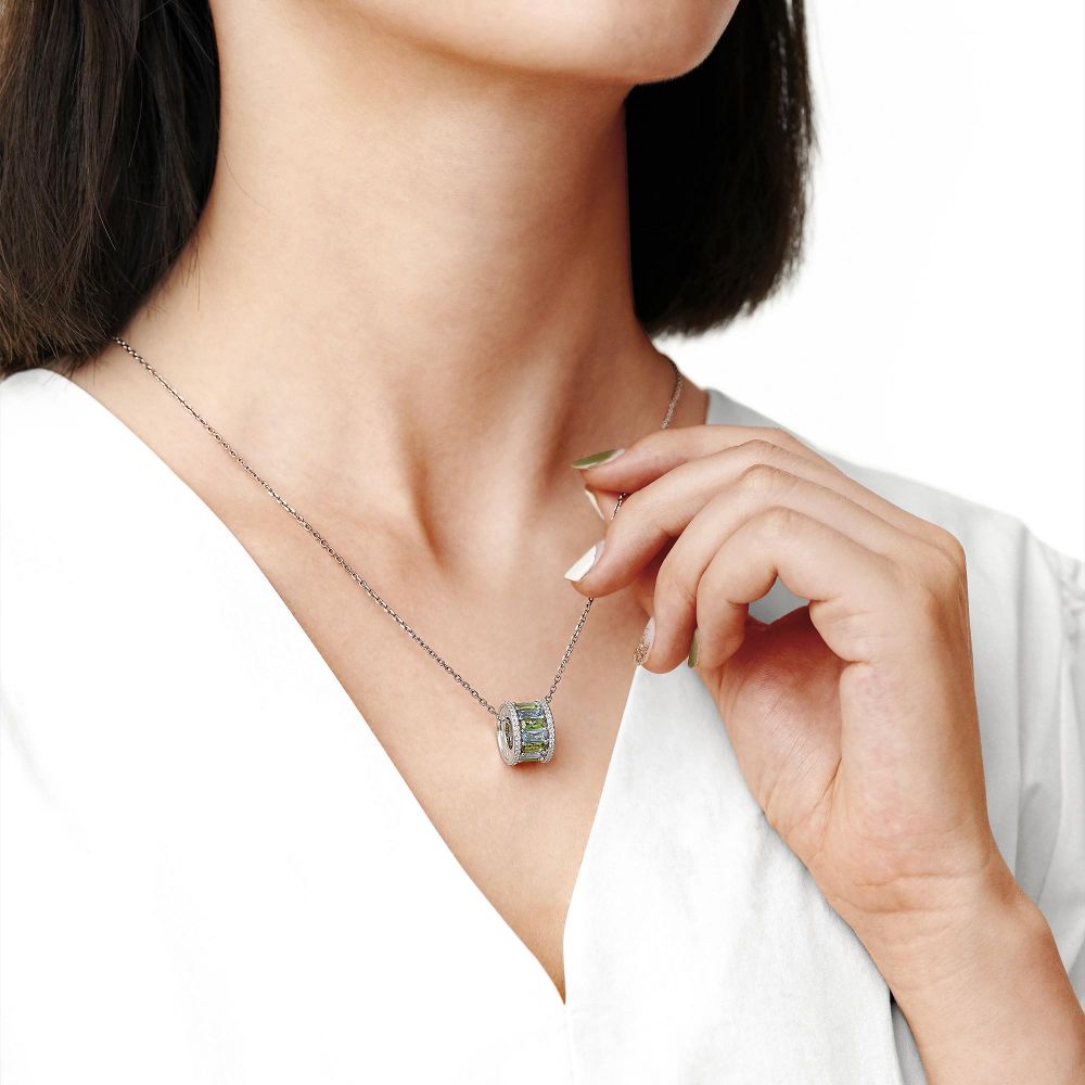 Blue & Green Gems Necklace
