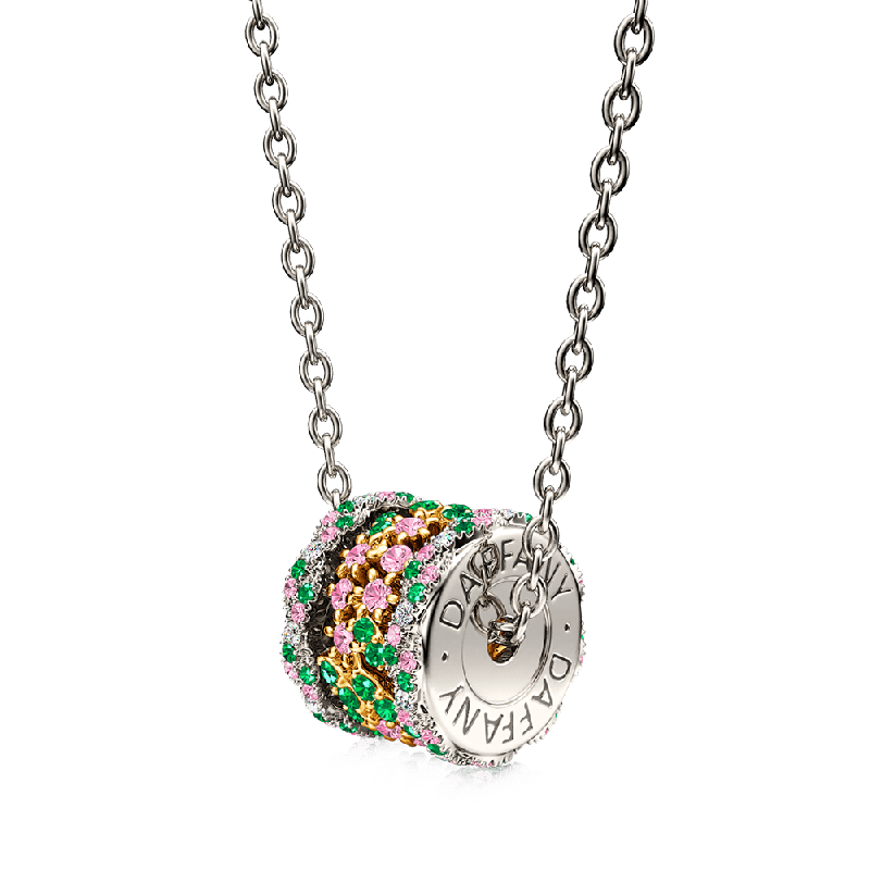Blooming Flowers D.Drum Necklace