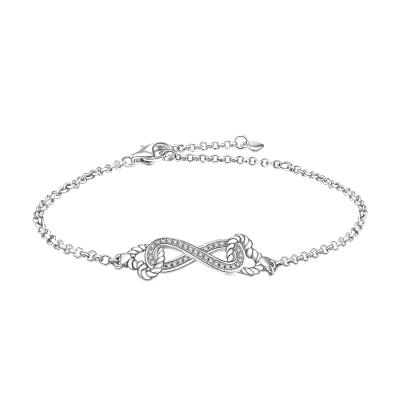 Infinity & Hearts Bracelet