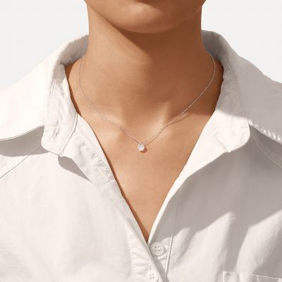 White Topaz Necklace