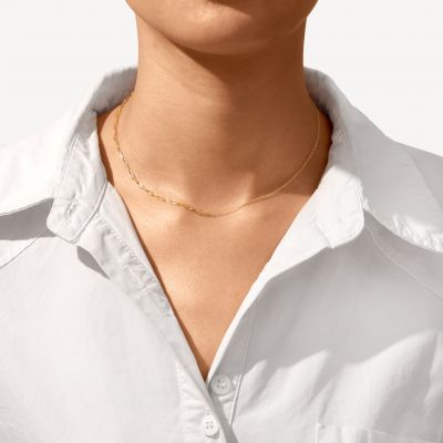 Asymmetric Design Collarbone Necklace
