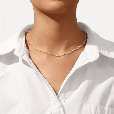 Topaz Asymmetrical Necklace